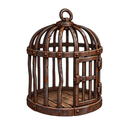 Cage abandonnée — Spiel-Icon · Referenzgrafik