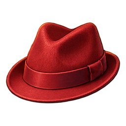 Fedora rouge — Spiel-Icon · Referenzgrafik