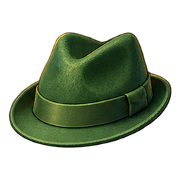 Fedora vert — Spiel-Icon · Referenzgrafik
