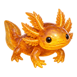 Axolotl d'ambre — Spiel-Icon · Referenzgrafik