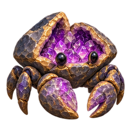 Crabe de géodes — Spiel-Icon · Referenzgrafik