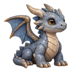 Dragonnet Pierré — Spiel-Icon · Referenzgrafik