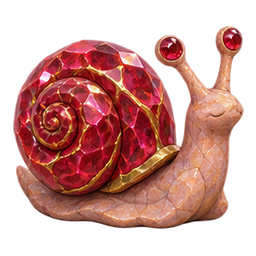 Escargot de rubis — Spiel-Icon · Referenzgrafik