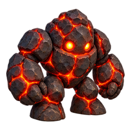 Golem de braise — Spiel-Icon · Referenzgrafik