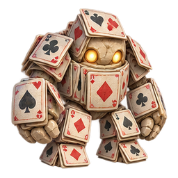 Golem de cartes — Spiel-Icon · Referenzgrafik