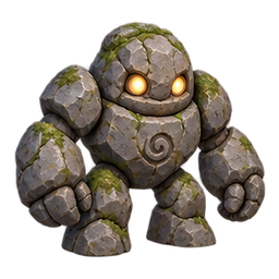 Golem de pierre — Spiel-Icon · Referenzgrafik