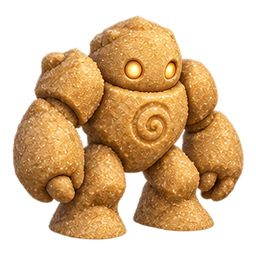 Golem de sable — Spiel-Icon · Referenzgrafik