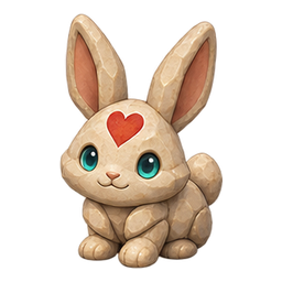 Lapin cœur — Spiel-Icon · Referenzgrafik