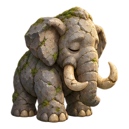 Mammouth de granit — Spiel-Icon · Referenzgrafik